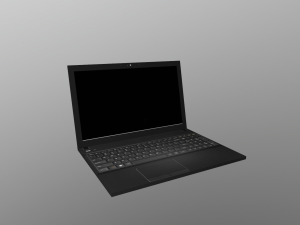 laptop low poly Model 3D