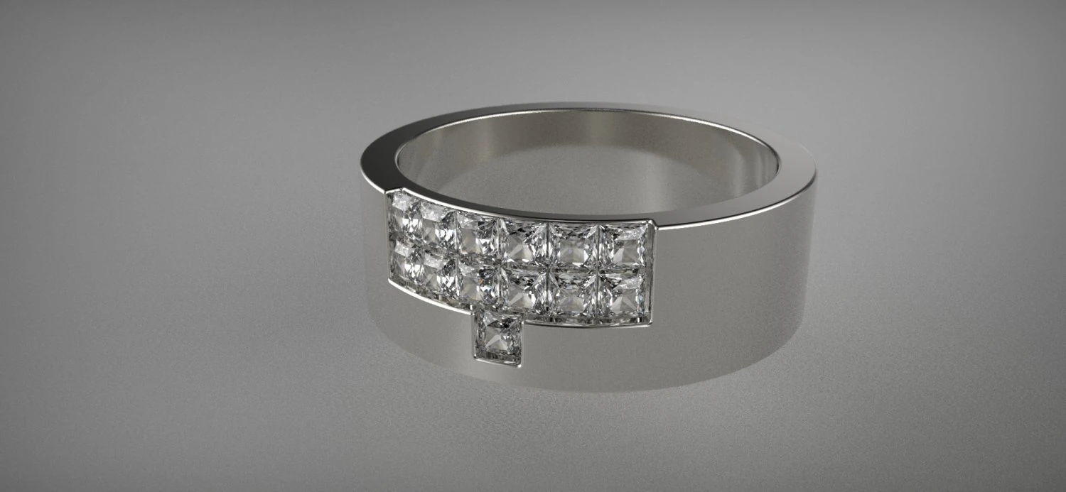 wedding ring2 3D Model .c4d .max .obj .3ds .fbx .stl .blend