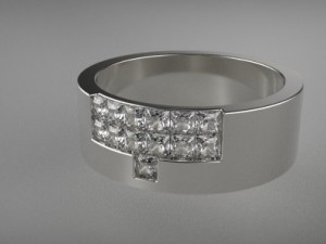 wedding ring2 3D Модель