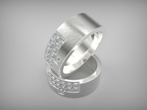 wedding ring2 3D-Modell