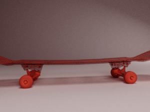 complete skateboard 3D Model