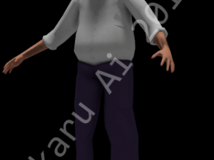 daniel ortega  nicaragua president  lowpoly Modelo 3D
