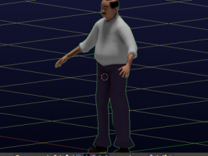 daniel ortega  nicaragua president  lowpoly 3D Model