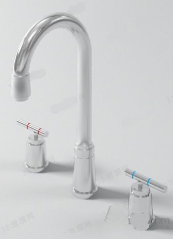 senior faucet model 3D Модель .c4d .max .obj .3ds .fbx .stl .blend 