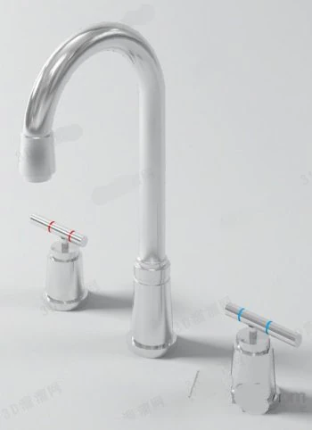 senior faucet model 3D Model .c4d .max .obj .3ds .fbx .stl .blend