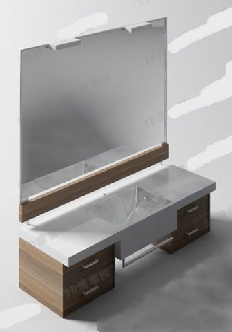 wash sink model 3D Модель .c4d .max .obj .3ds .fbx .stl .blend 