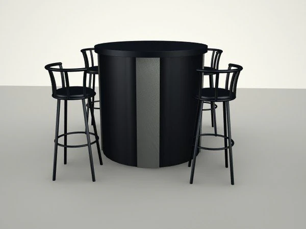 Barhocker 3D Modell .c4d .max .obj .3ds .fbx .stl .blend 