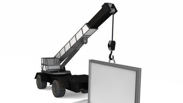 crane Modello 3D .c4d .max .obj .3ds .fbx .stl .blend 