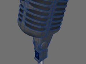microphone Modelo 3D