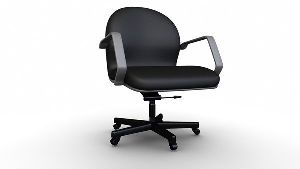 office chair 3D Model .c4d .max .obj .3ds .fbx .stl .blend