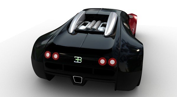 vayron super car 3D Model .c4d .max .obj .3ds .fbx .stl .blend 