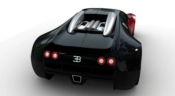 vayron super car 3D Model .c4d .max .obj .3ds .fbx .stl .blend