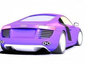 audi r8 3D 모델