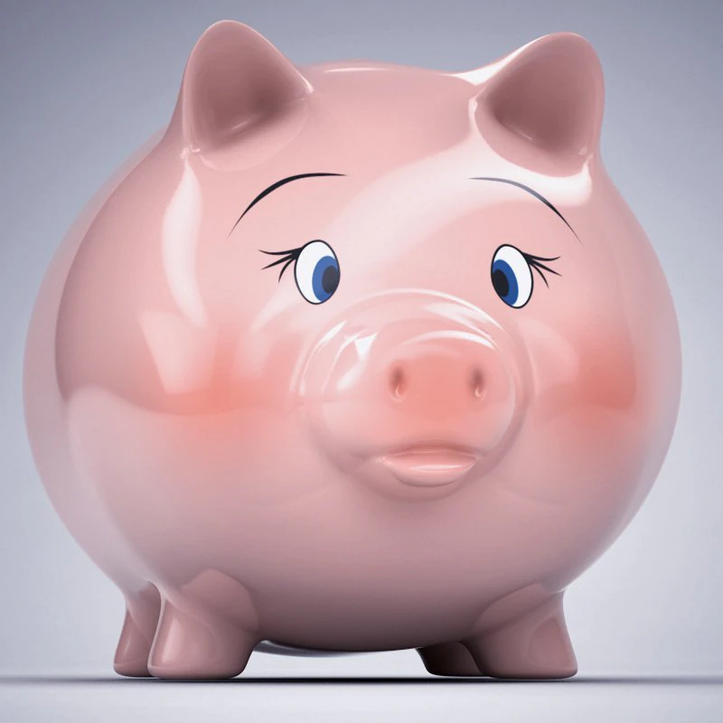 piggy bank 3D Model .c4d .max .obj .3ds .fbx .stl .blend 