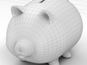 piggy bank 3D Model
