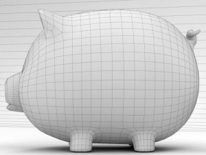 piggy bank 3D Model