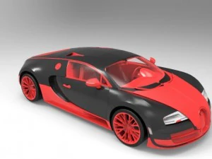 bugatti veyron super sport 3D Model