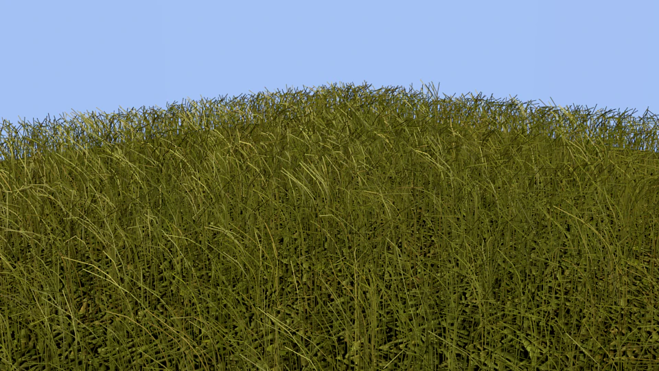 tall grass tile 3D Model .c4d .max .obj .3ds .fbx .stl .blend 