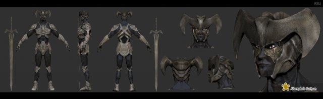 monsteraka 3Dモデル .c4d .max .obj .3ds .fbx .stl .blend 