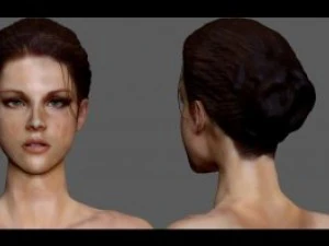 warrior woman 3D Model