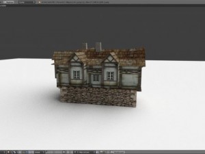 medieval house english v2 Modèle 3D