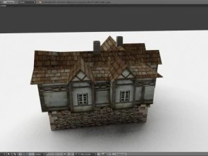 medieval house english v2 3D Model