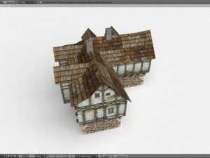 medieval house english v2 3D Model