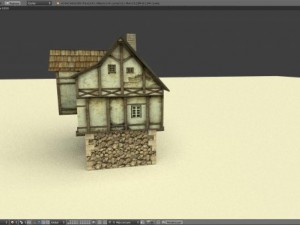 medieval house english v3 Modelo 3D