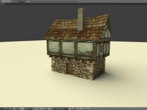 medieval house english v3 Modelo 3D