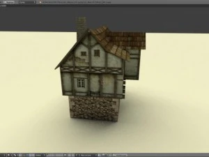 medieval house english v3 3D Model