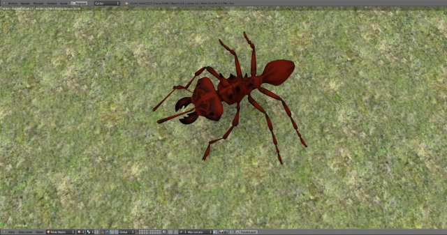 antz 3D Модель .c4d .max .obj .3ds .fbx .stl .blend 