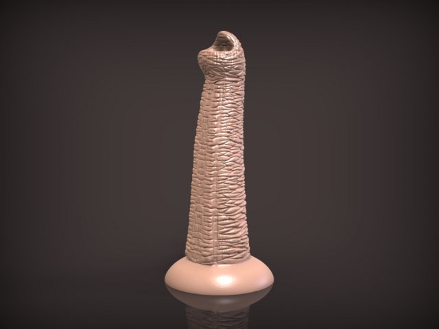 Realistic trunk stl Modello di stampa 3D .c4d .max .obj .3ds .fbx .stl .blend 
