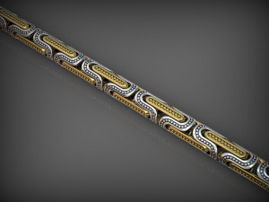 Chain - Bracelet 216 for jewelry 3D Print Models