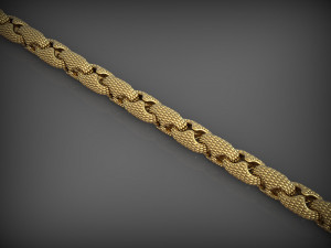 Chain - Bracelet 242 for jewelry 3D Print Model