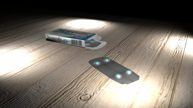 box with pills Modèle 3D .c4d .max .obj .3ds .fbx .stl .blend 