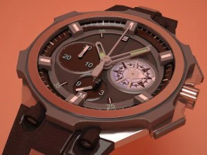 घड़ी 3D मॉडल