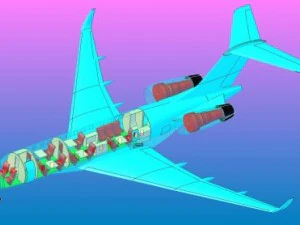 bombardier global 5000 executive jet solid 3D Model