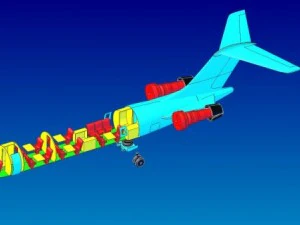 bombardier global 5000 executive jet solid 3D Model