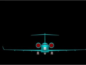 bombardier global 5000 executive jet solid 3D Model