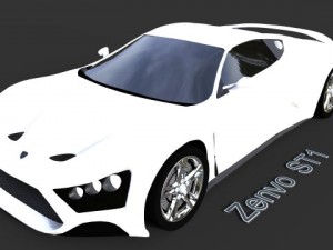zenvo st1 3D Модель