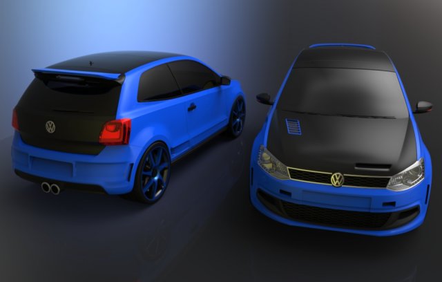 vw polo r 3D Model in Kucuk Arabalar 3DExport