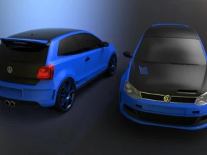 vw polo r 3D Model
