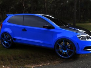 vw polo r Modelo 3D
