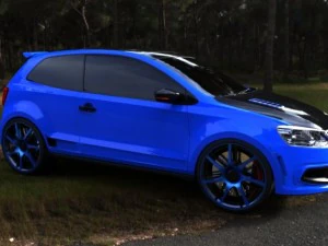 vw polo r 3D Model