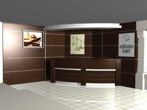 counter in public place Modelo 3D