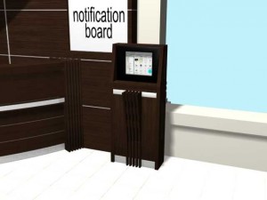 counter in public place Modelo 3D