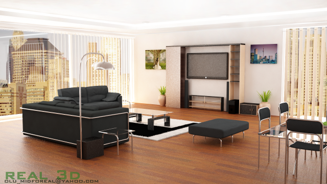 sofa and pillows Modelo 3D .c4d .max .obj .3ds .fbx .stl .blend 