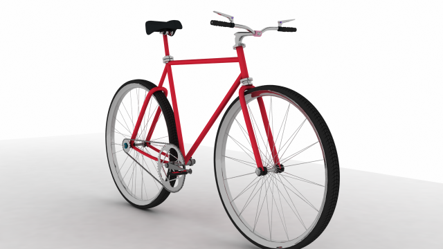 bicycle 3D Модель .c4d .max .obj .3ds .fbx .stl .blend 