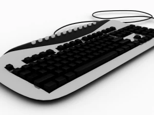 कीबोर्ड 3D मॉडल