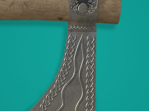 celtic axe 3D Model